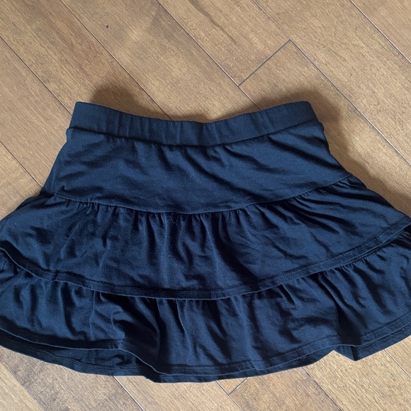 Justice Dresses & Skirts - Justice Black Tiered Skater Skirt